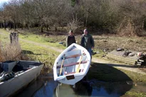 The boats are regularly cleaned on land