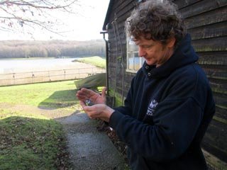 Scott with Blue Tit