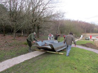 Moving The Wheely Boat