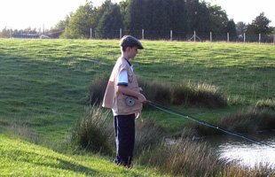 Callum Meaden at Tenterden Trout Fishery