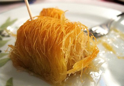 Kataifi is a popular Middle Eastern pastry