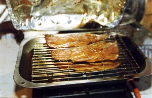 Smoked trout ready to eat
